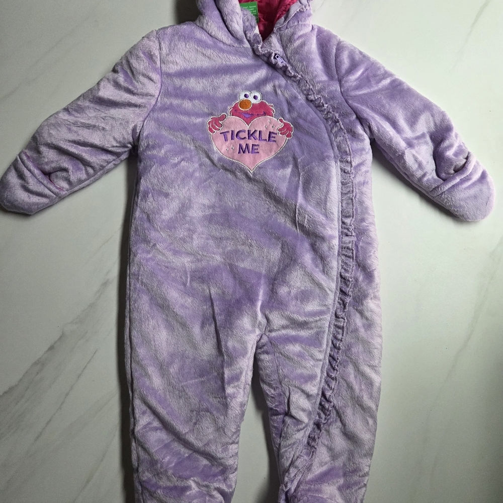 Sesame Street Lavender Elmo Onesie